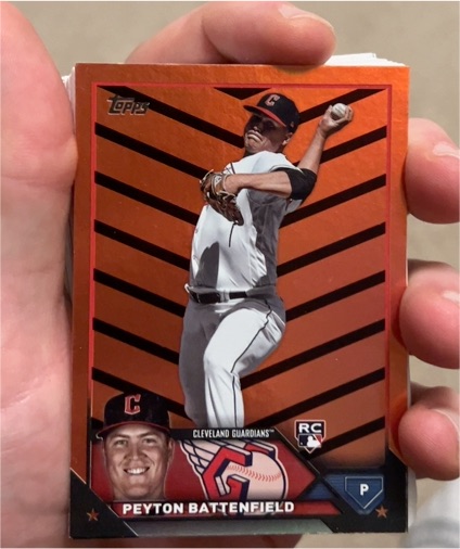 2023 Topps Update #US267 Peyton Battenfield — front