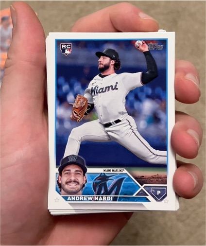 2023 Topps Update #US266 Andrew Nardi — front