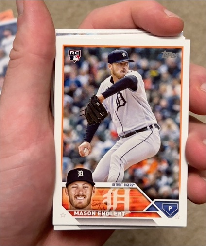 2023 Topps Update #US116 Mason Englert Detroit Tigers — front