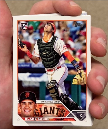 2023 Topps Update #US201 Blake Sabol — front