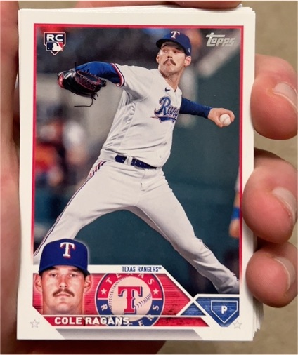 2023 Topps Update Series #US156 Cole Ragans — front