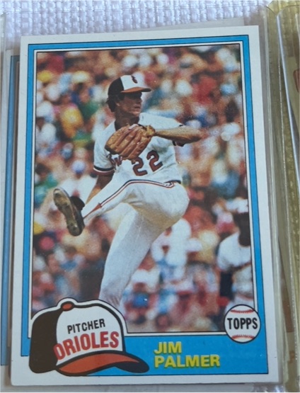 1981 Topps #210 Jim Palmer — front