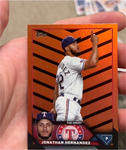 2023 Topps Update #US312 Jonathan Hernandez — front