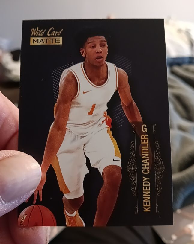 2022 Wild Card Matte Draft #MB-47 Kennedy Chandler — front