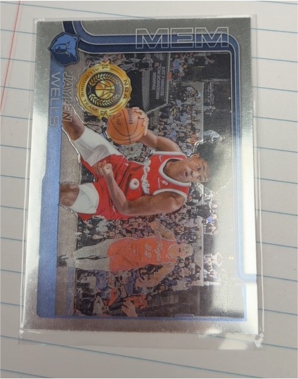 2025-26 Topps Chrome Basketball #200 Jaylen Wells — front