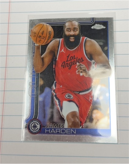 2025-26 Topps Chrome #54 James Harden — front