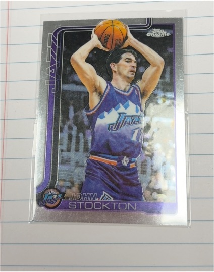 2025-26 Topps Chrome #250 John Stockton — front