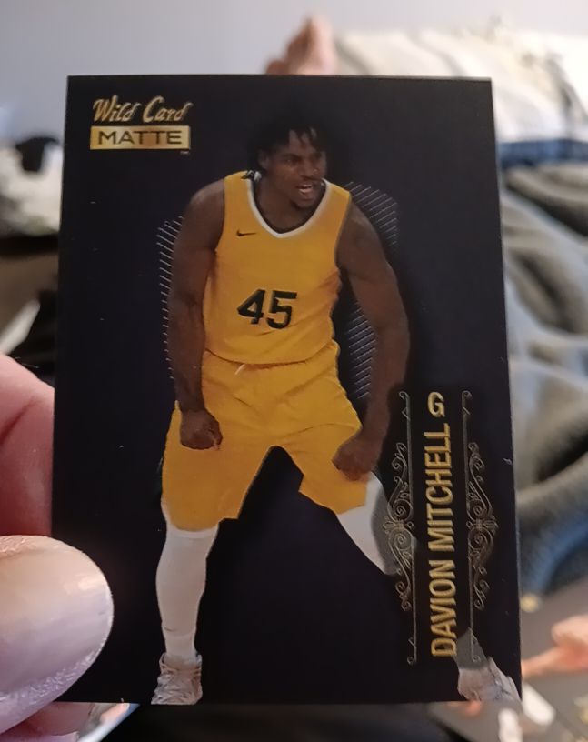 2022 Wild Card Matte #MB-17 Davion Mitchell — front