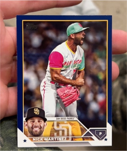 2023 Topps Update #US10 Nick Martinez — front