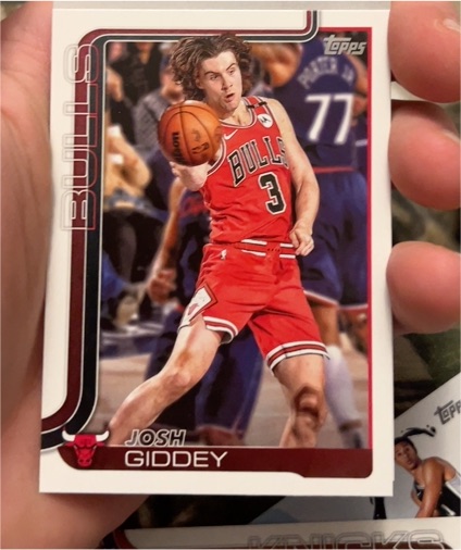 2025-26 Topps #35 Josh Giddey — front