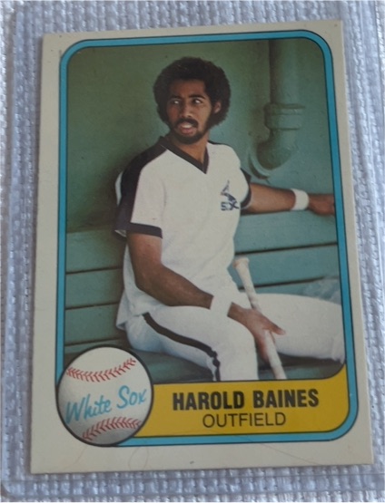 1981 Fleer #346 Harold Baines — front