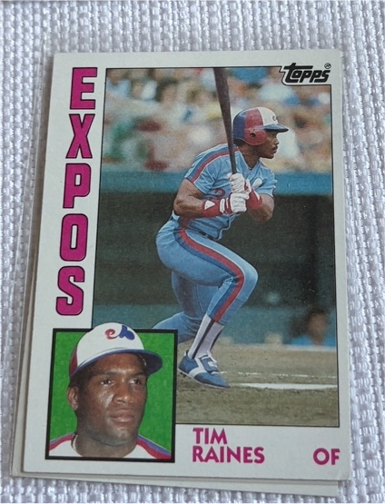 1984 Topps #370 Tim Raines — front