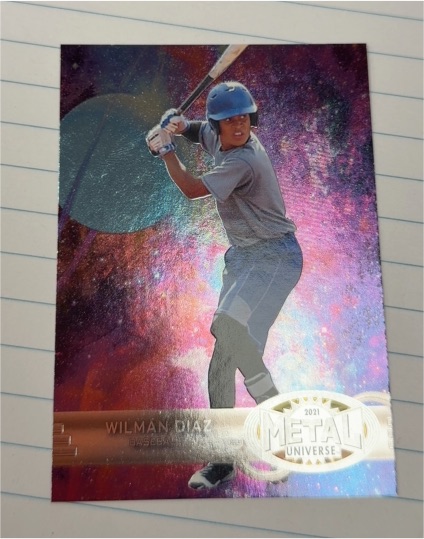 2021 Skybox Metal Universe Champions #RB-22 Wilman Diaz — front