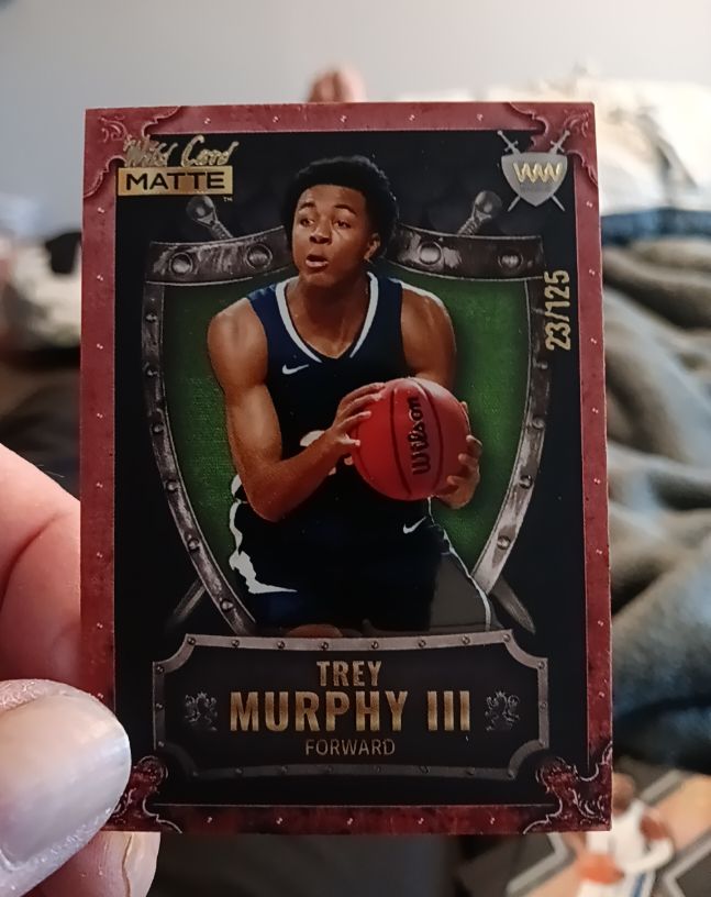 2022 Wild Card Matte #WW-31 Trey Murphy III — front