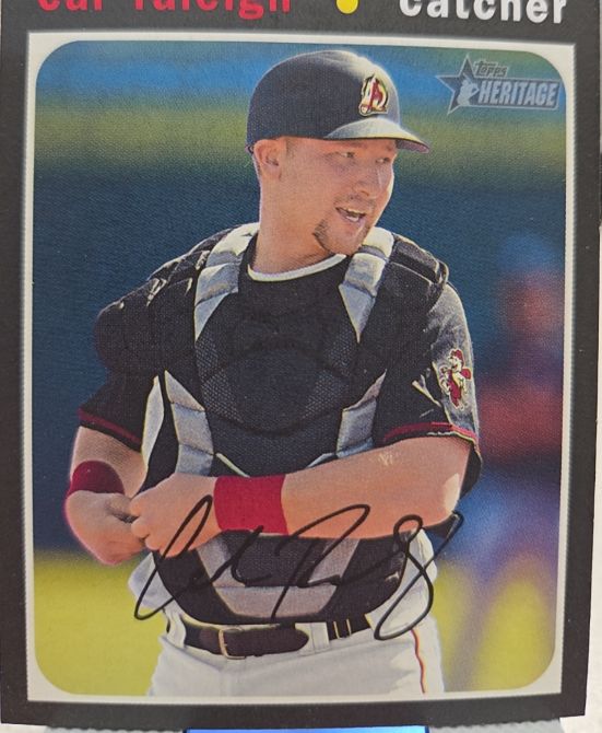 2020 Topps Heritage Minor League Edition #90 Cal Raleigh — front