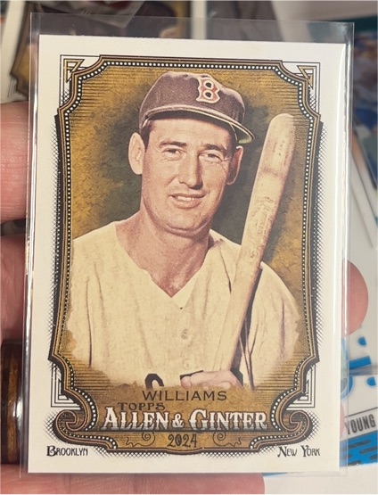 2024 Topps Allen & Ginter #252 Ted Williams — front