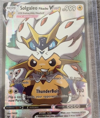 2023 VCOS #039 Solgaleo Pikachu — front