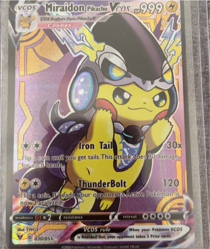 2023 Custom Fan Art #030 Miraidon Pikachu VCOS — front