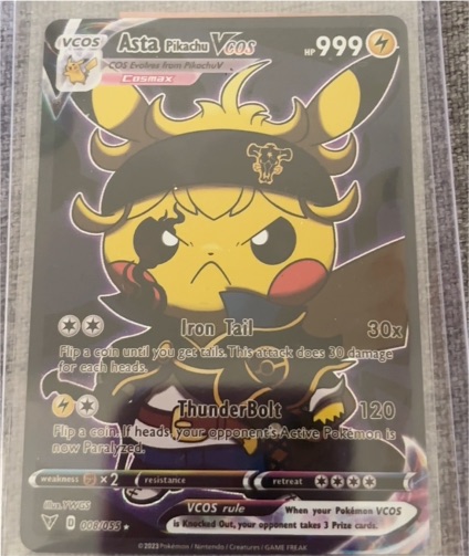 2023 VCOS #008 Asta Pikachu — front