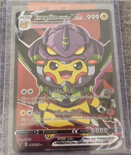 2023 Pokemon #013 Evangelion Pikachu VCOS — front
