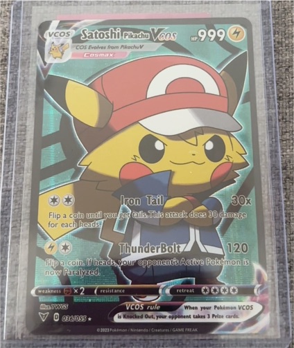 2023 VCOS #036 Satoshi Pikachu VCOS — front