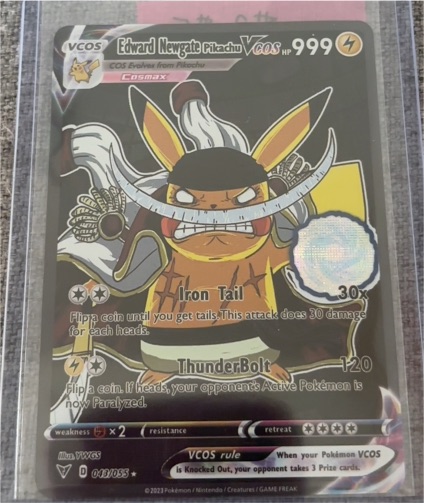 2023 VCOS #043 Edward Newgate Pikachu — front