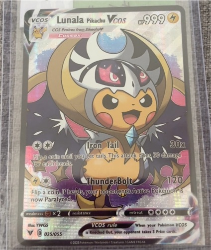 2023 VCOS #025 Lunala Pikachu — front