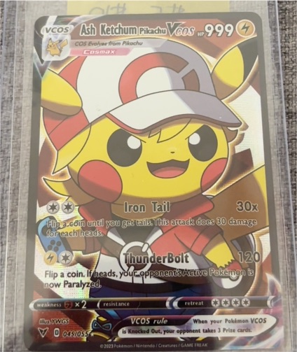 2023 VCOS #045 Ash Ketchum Pikachu — front