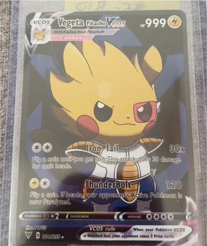 2023 VCOS #001 Vegeta Pikachu — front