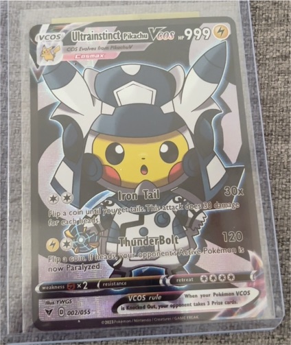 2023 VCOS #002 Ultrainstinct Pikachu — front