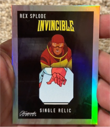 2025 Keepsake Edition Invincible #455 Rex Splode Single Relic — front