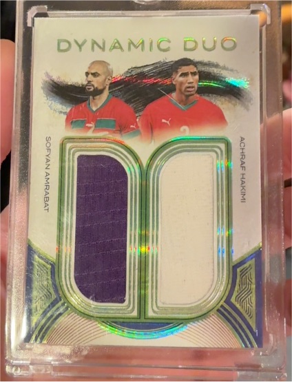 2024 Futera Incredible Dynamic Duo Sofyan Amrabat & Achraf Hakimi — front