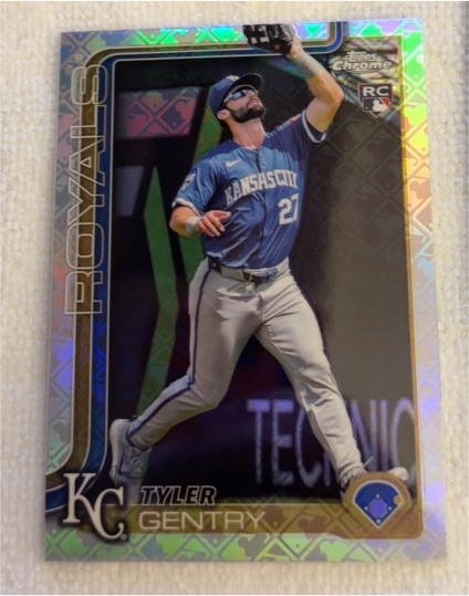 2025 Topps Chrome #218 Tyler Gentry — front