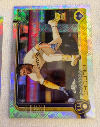 2025 Topps Holiday #H182 Jackson Chourio — front