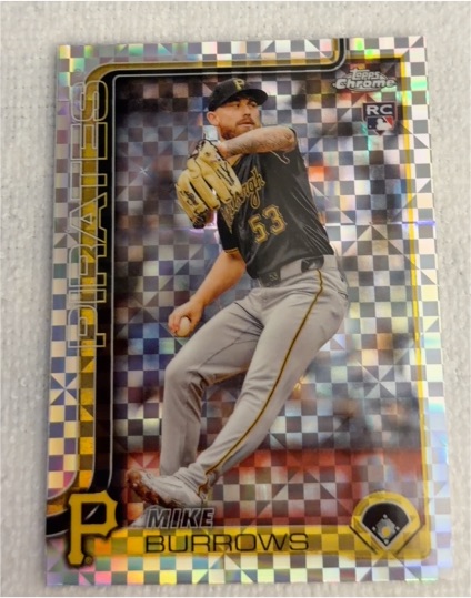 2025 Topps Chrome #78 Mike Burrows — front