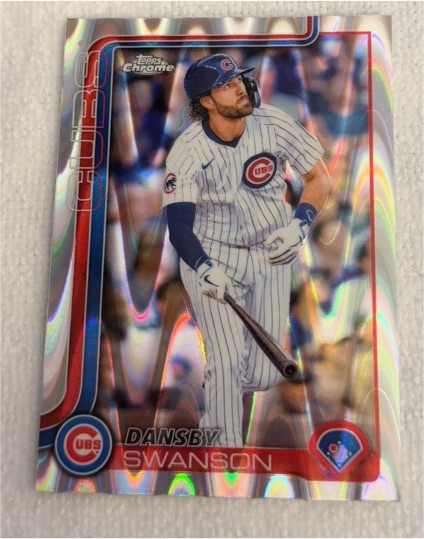 2025 Topps Chrome #215 Dansby Swanson — front