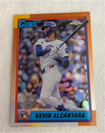 2025 Topps Chrome #90CB-14 Kevin Alcántara — front