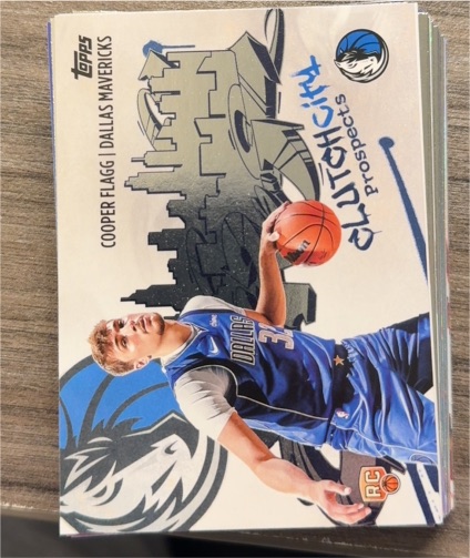 2025-26 Topps #CC-1 Cooper Flagg Clutch City Prospects — front