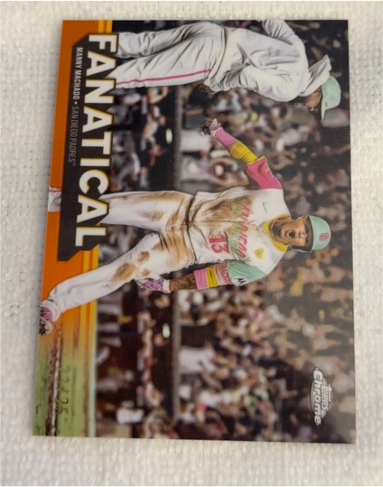2025 Topps Chrome #FAN-6 Manny Machado Fanatical — front