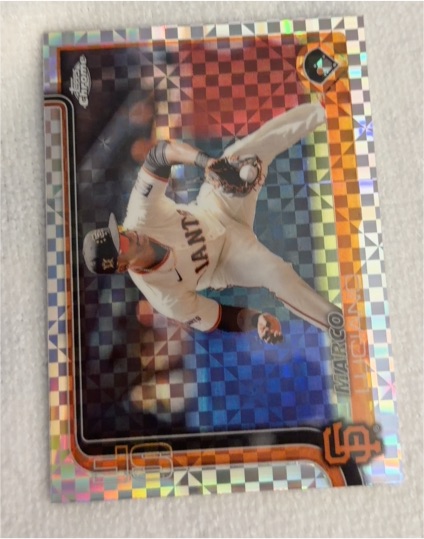 2025 Topps Chrome #191 Marco Luciano — front