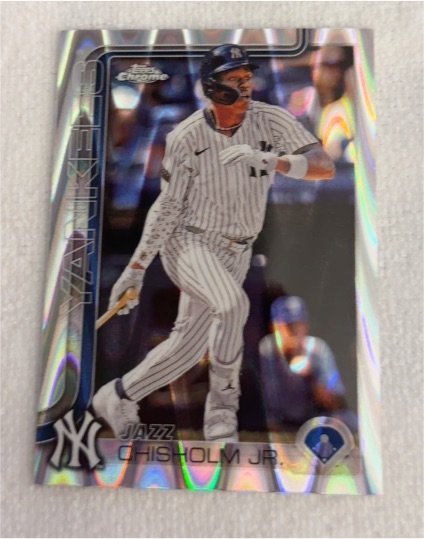 2025 Topps Chrome #283 Jazz Chisholm Jr. — front