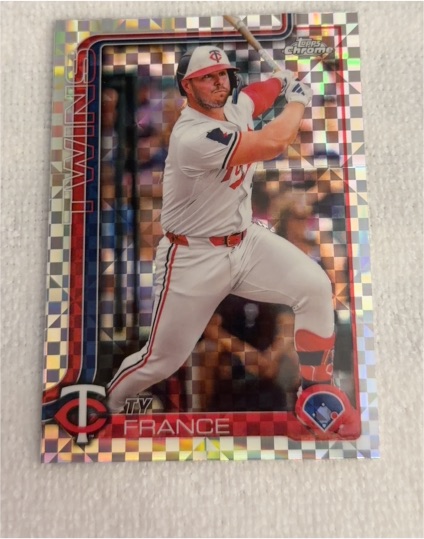 2025 Topps Chrome #228 Ty France — front