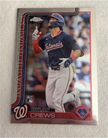 2025 Topps Chrome #146 Dylan Crews — front