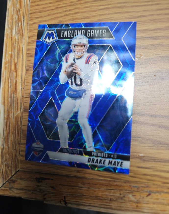 2025 Panini Mosaic #258 Drake Maye England Games — front