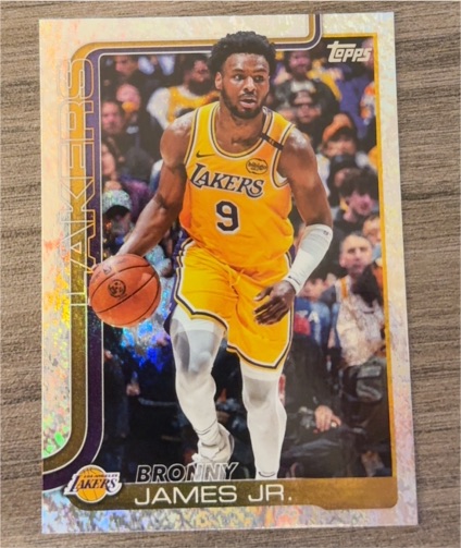 2025-26 Topps #152 Bronny James Jr. — front