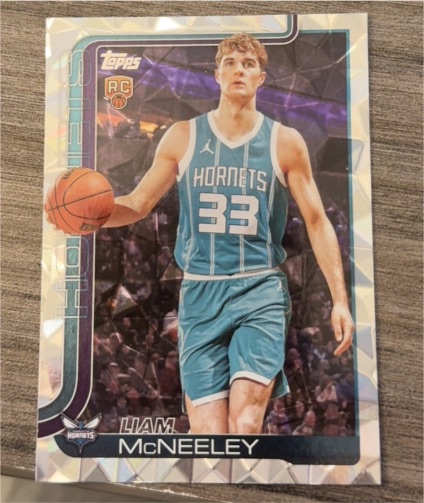2025-26 Topps #229 Liam McNeeley — front