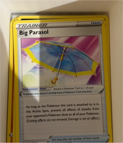 2020 Pokémon Darkness Ablaze #157 Big Parasol — front