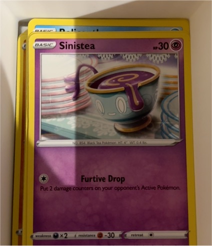 2020 Pokémon Darkness Ablaze #82 Sinistea — front