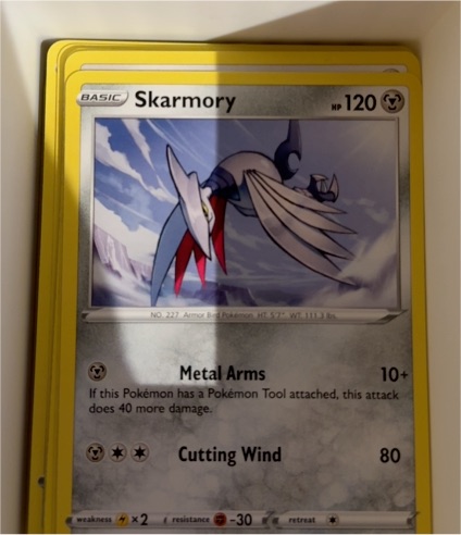 2020 Pokémon Darkness Ablaze #120 Skarmory — front