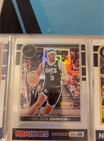 2024-25 NBA Hoops #24-25 Keldon Johnson — front